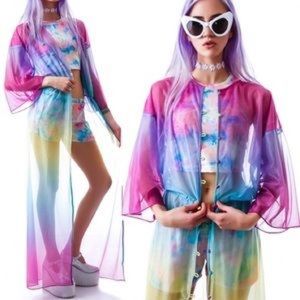 Unif Watercolor Dream Dress Kimono
